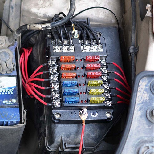 Way blade fuse box block - block, &
