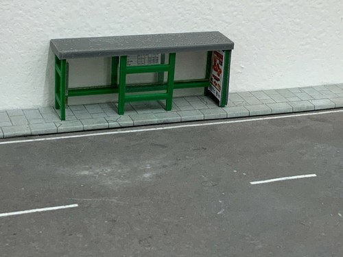 Bus shelter - bus,
