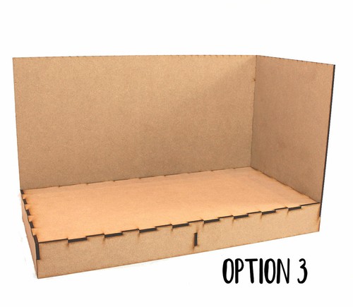 Model display box - box, baseboard