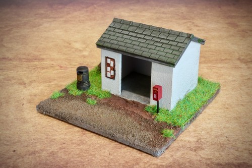 Small concrete bus - shelter, kit