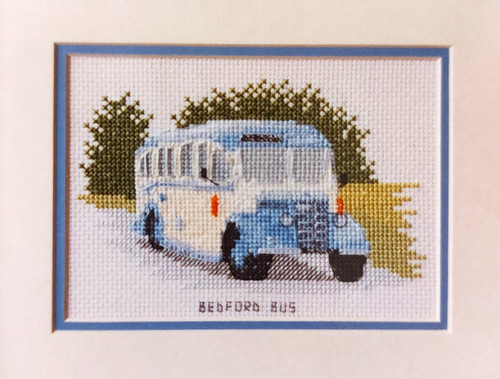 Bedford bus cross stitch kit - bedford,